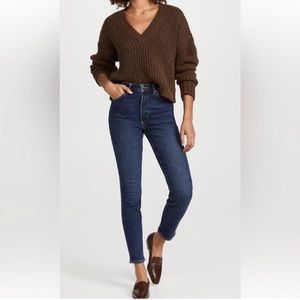 BNWT Anine Bing Jagger high rise skinny jean 24